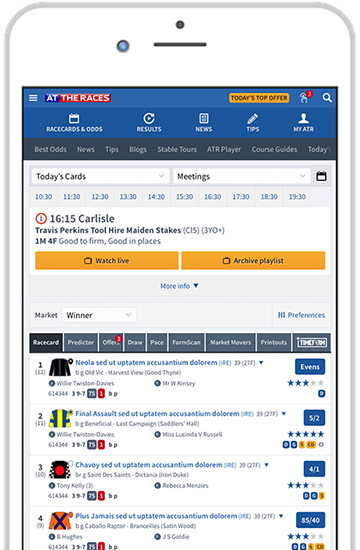 Tomorrow S Racecards At The Races